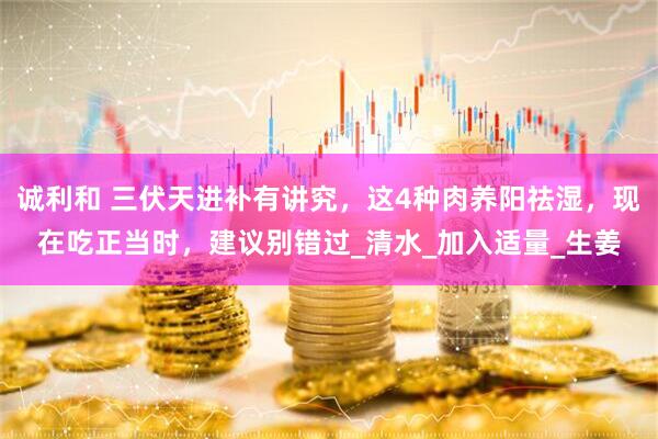 诚利和 三伏天进补有讲究，这4种肉养阳祛湿，现在吃正当时，建议别错过_清水_加入适量_生姜