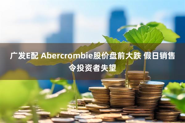 广发E配 Abercrombie股价盘前大跌 假日销售令投资者失望